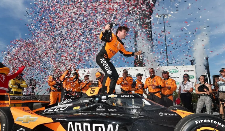 Indy Car: Pato O’Ward regresa al triunfo, vence a Newgarden en Iowa