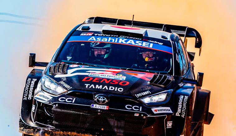 WRC: Takamoto Katsuta, el más rápido en tierras paraguayas