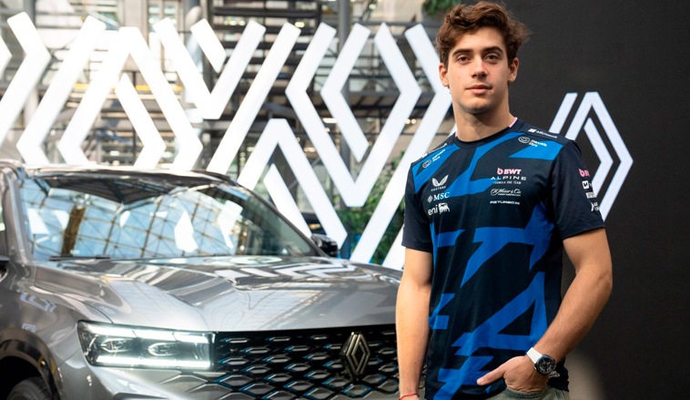 Fórmula 1: Colapinto visitó las oficinas de Renault Argentina para despedir el año