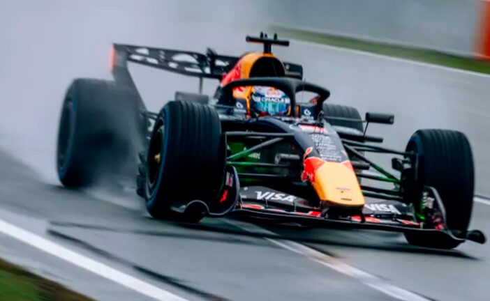 Fórmula 1: Con muchas ausencias, Verstappen domina bajo la lluvia