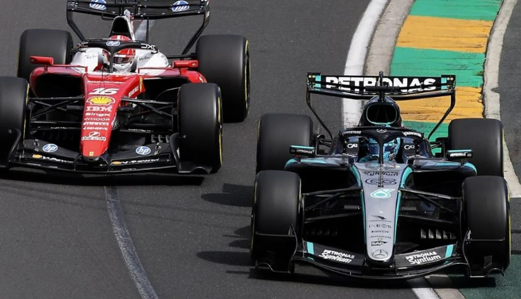 Fórmula 1: Russell gana la batalla estratégica a Ferrari; Colapinto 14°